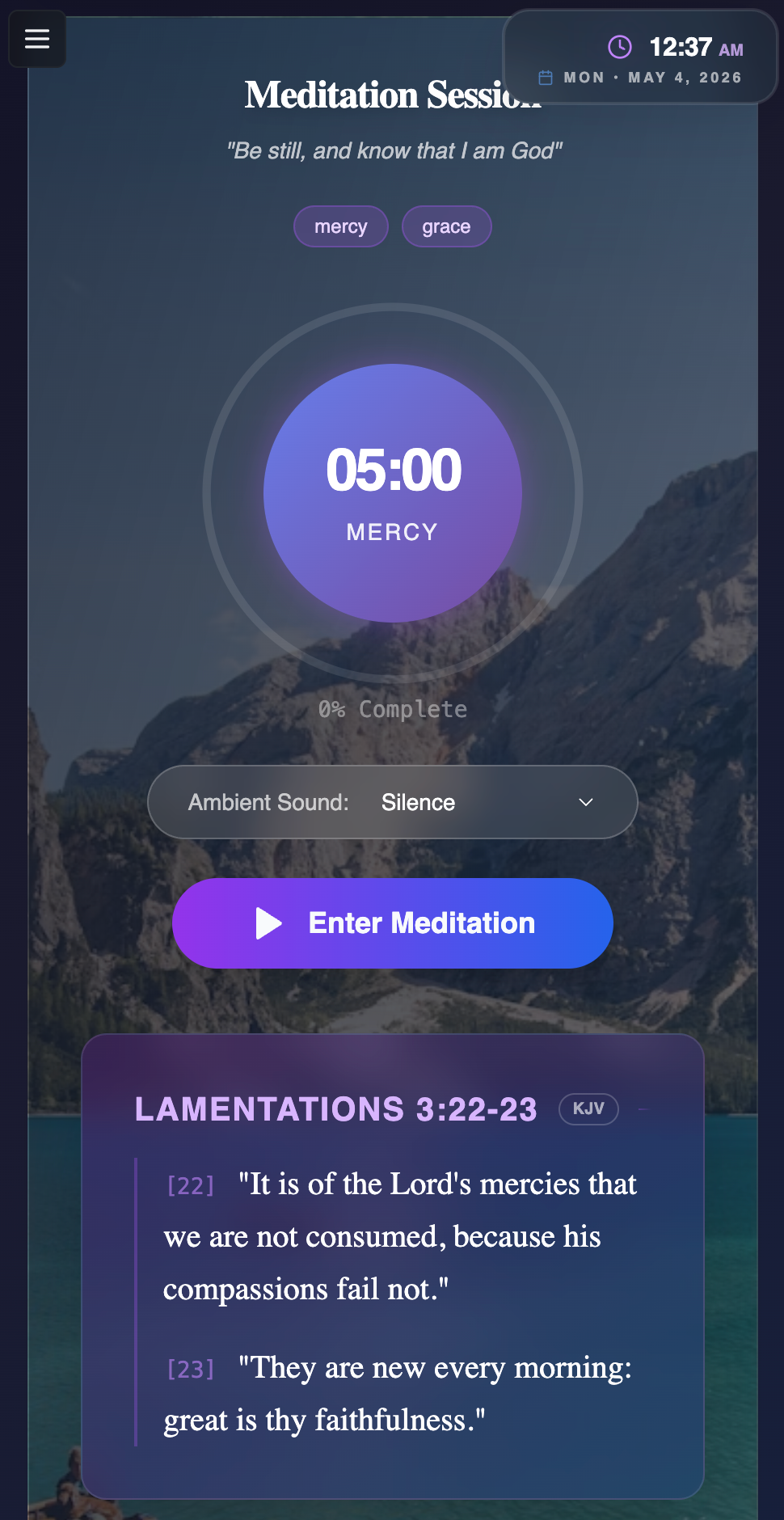 Mobile Meditation