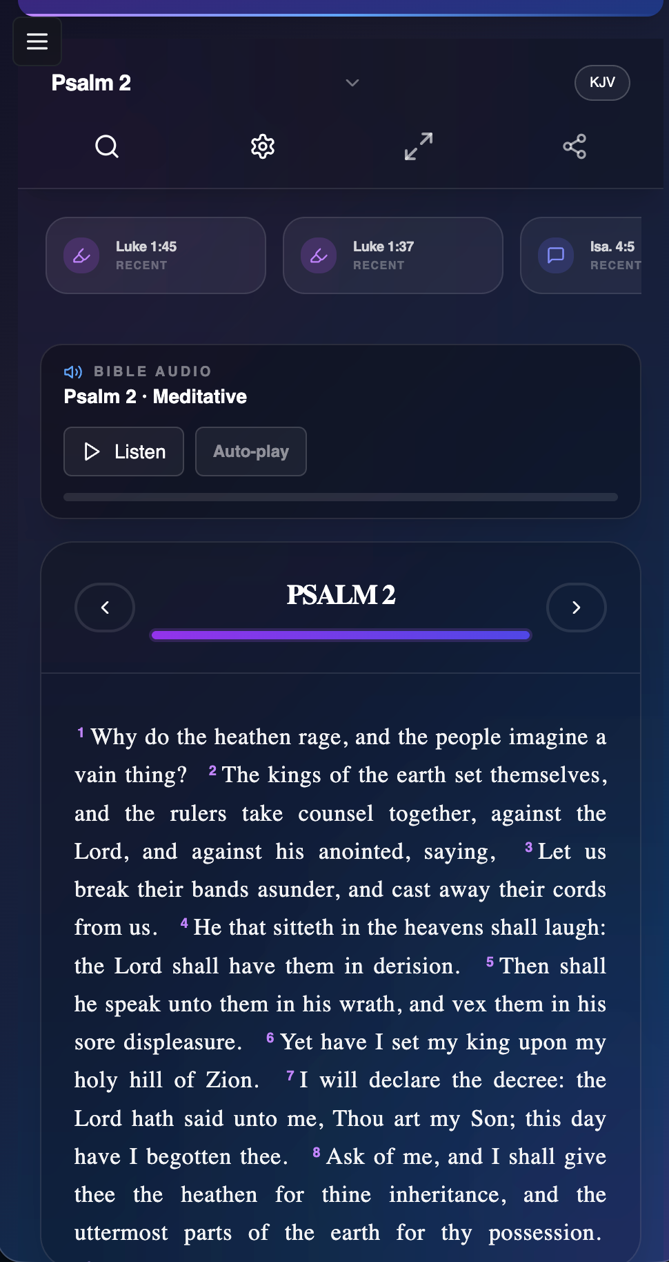 Mobile Scripture Reading